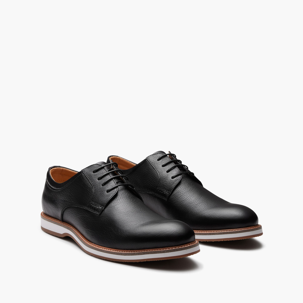 Hardy Black Derby Shoes
