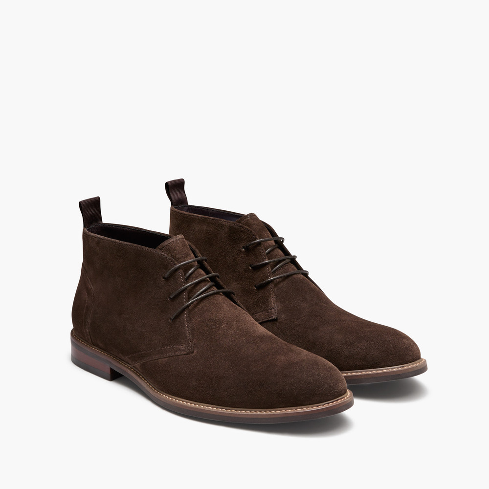 Melo Suede Chocolate Chukka Boots