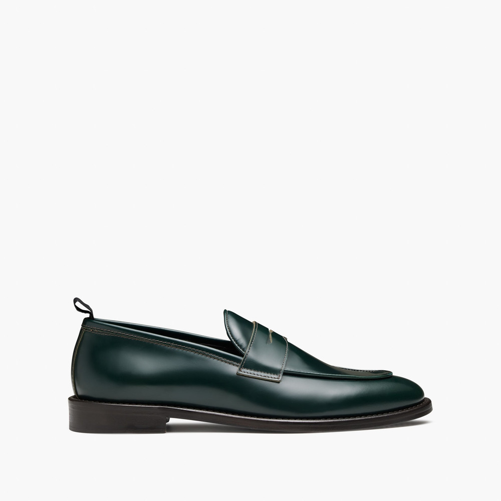 Kennedy Green Loafers