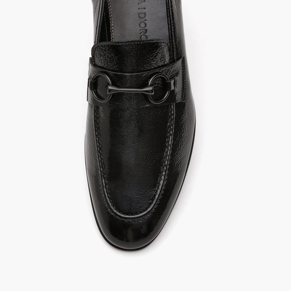 Candela Patent Black Loafers