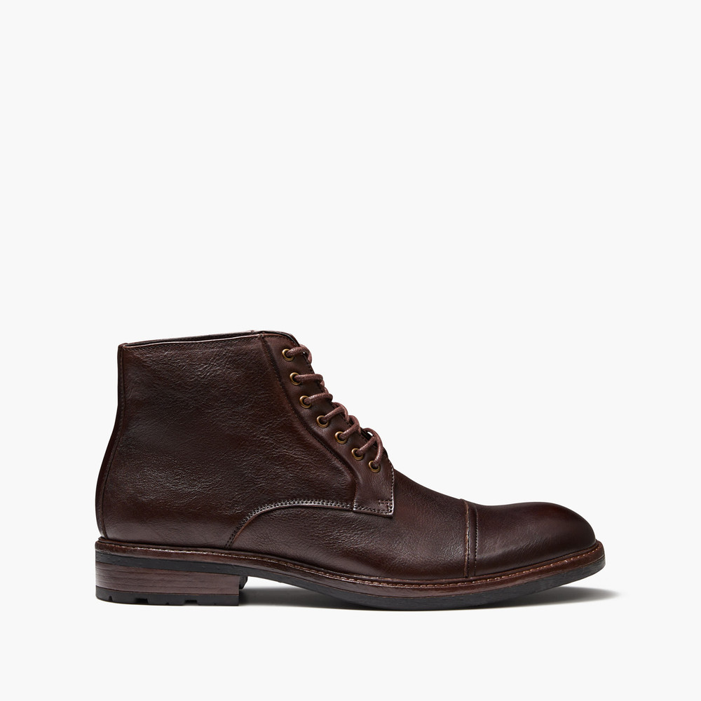 Lanark Brown Ankle Boots