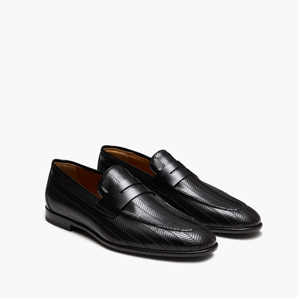 Royce Black Loafers