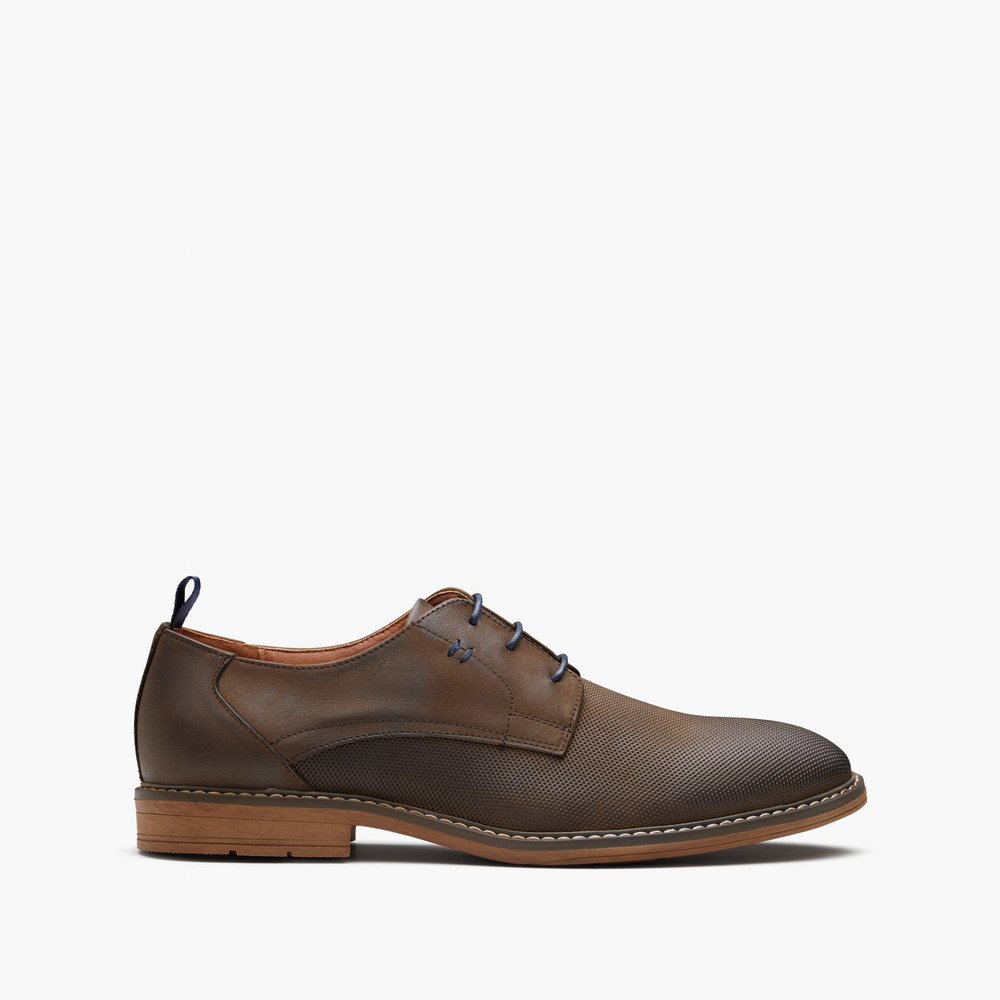 Kelly Brown Derby Shoes
