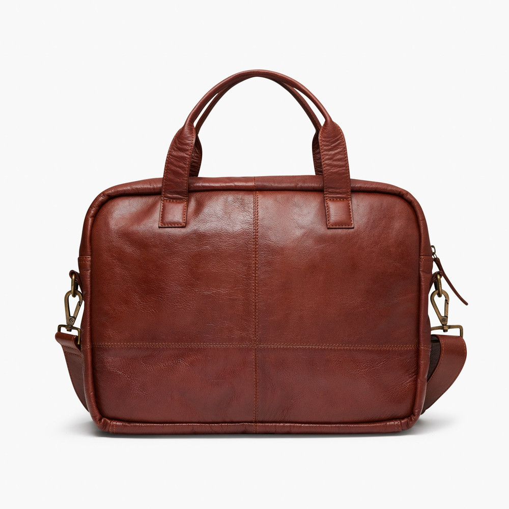 Hugo Cognac Briefcase