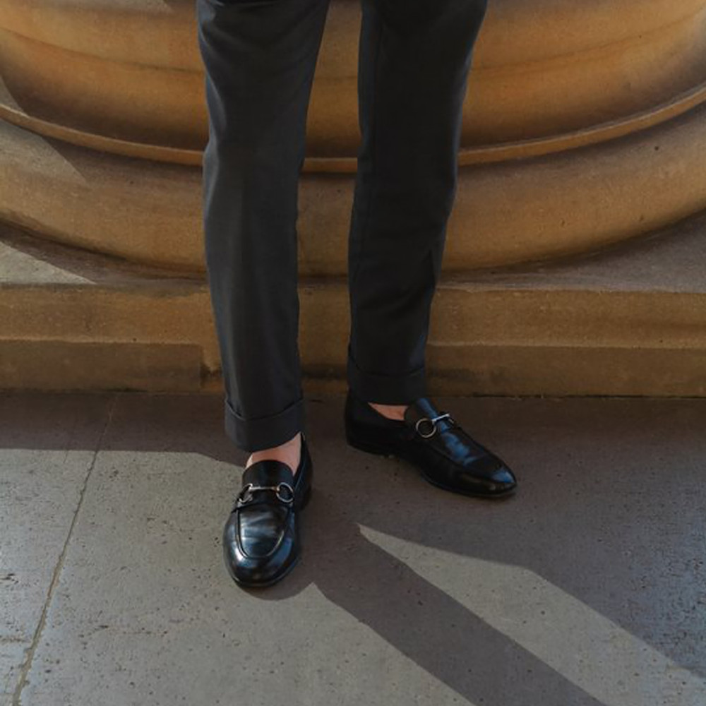 Candela Black Loafers