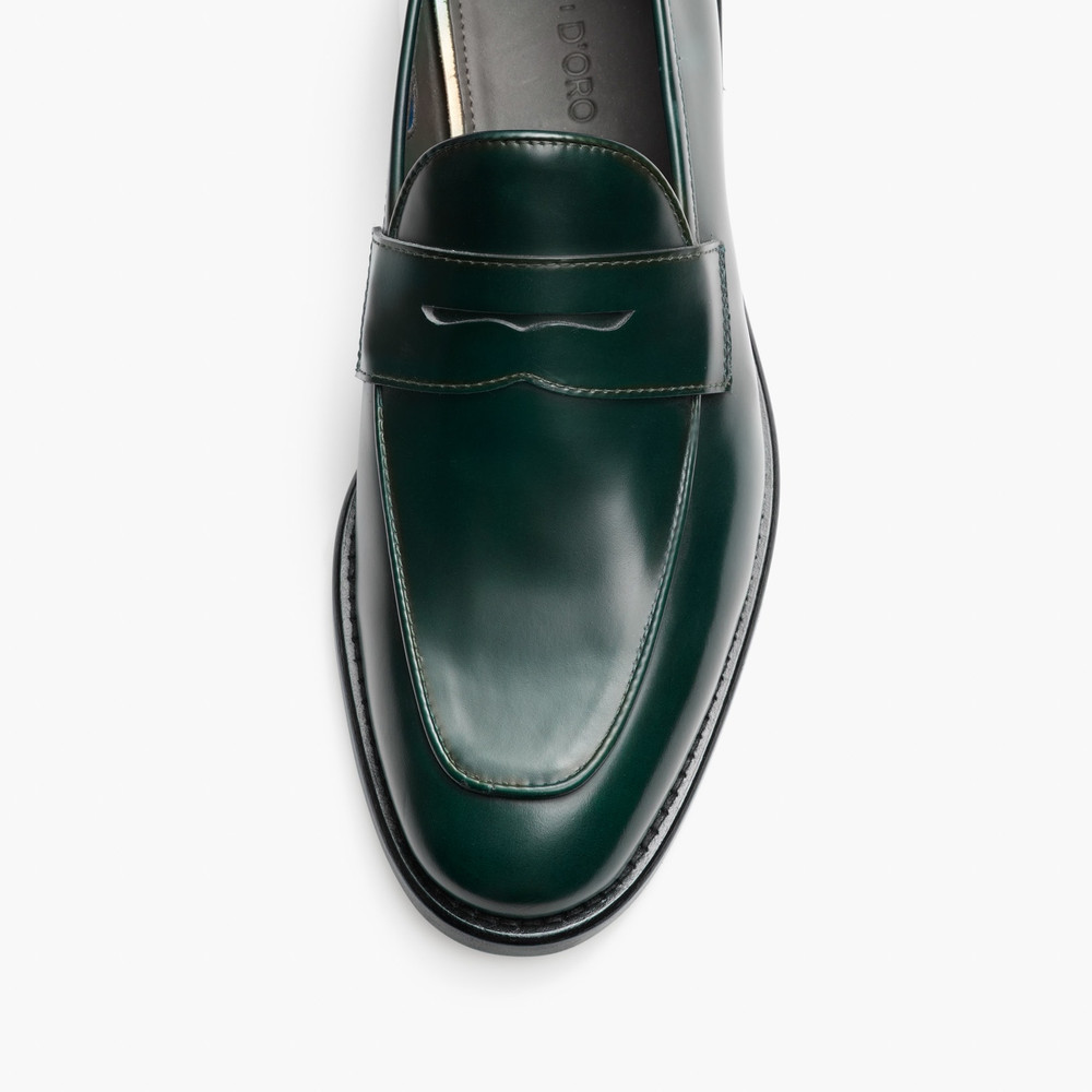 Kennedy Green Loafers