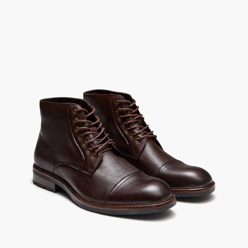 Lanark Brown Ankle Boots