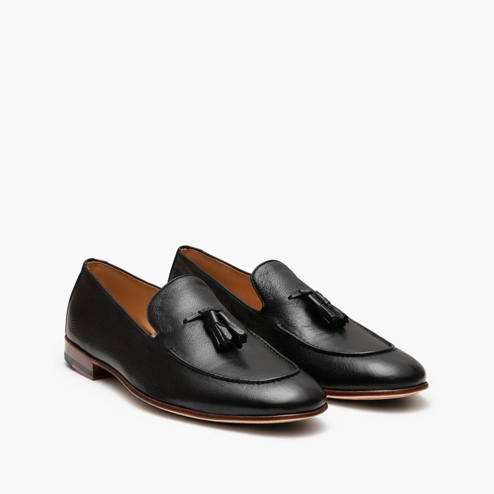 Alberto Black Loafers