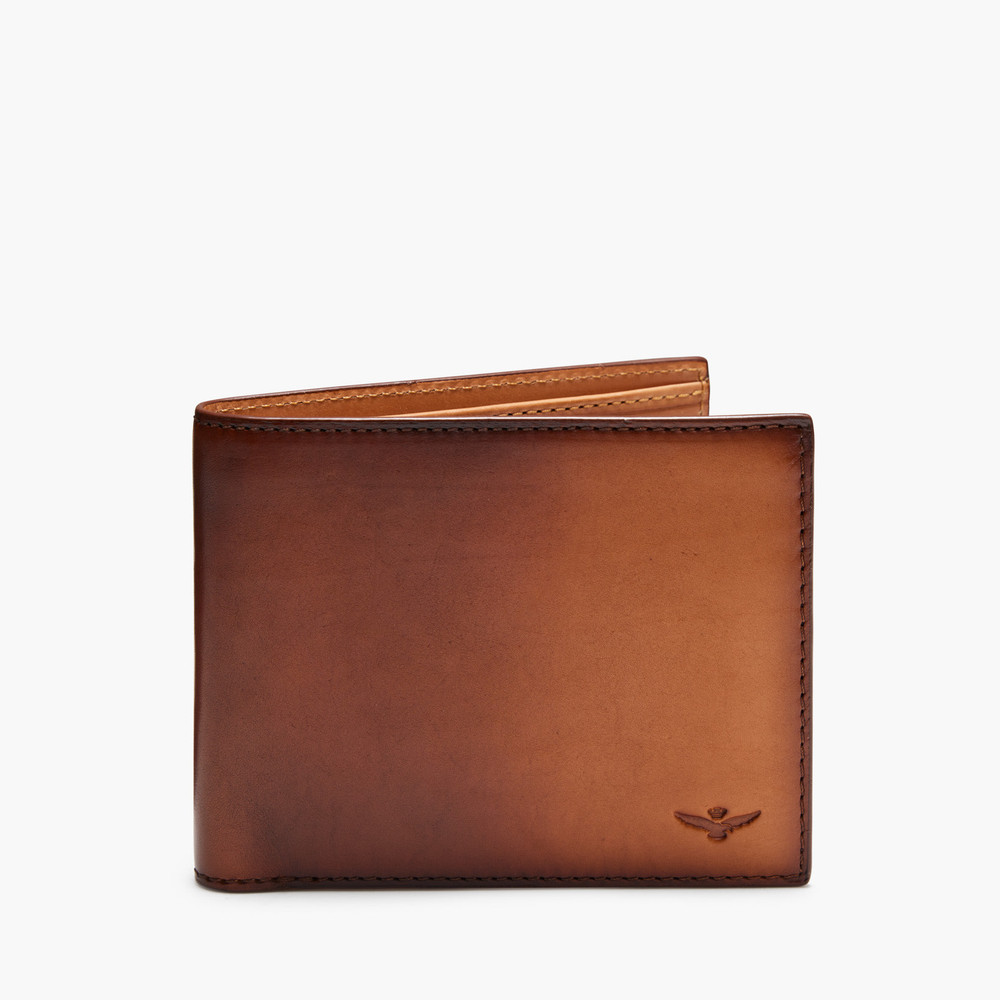 Archie Cognac Bi Fold Wallet
