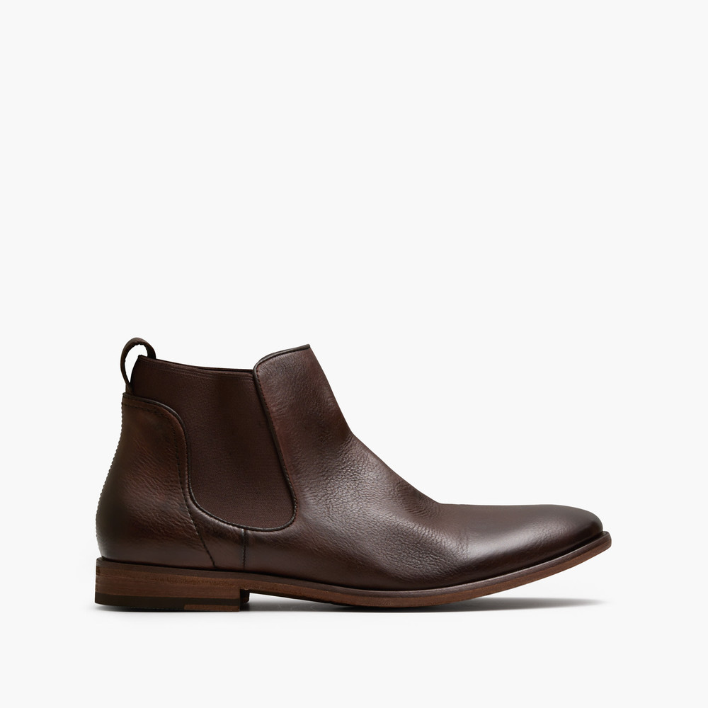 Harley Dark Brown Chelsea Boots