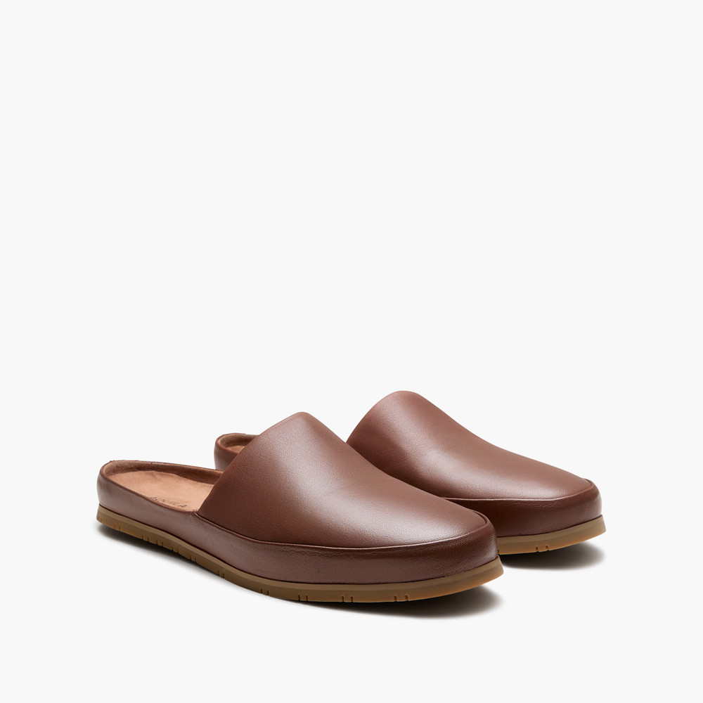 Fairmont Cognac Slippers