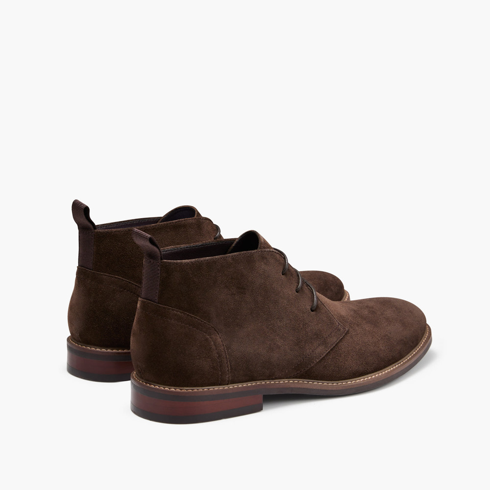 Melo Suede Chocolate Chukka Boots