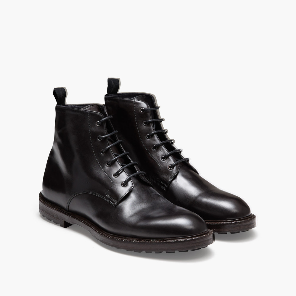Ingram Black Military Boots