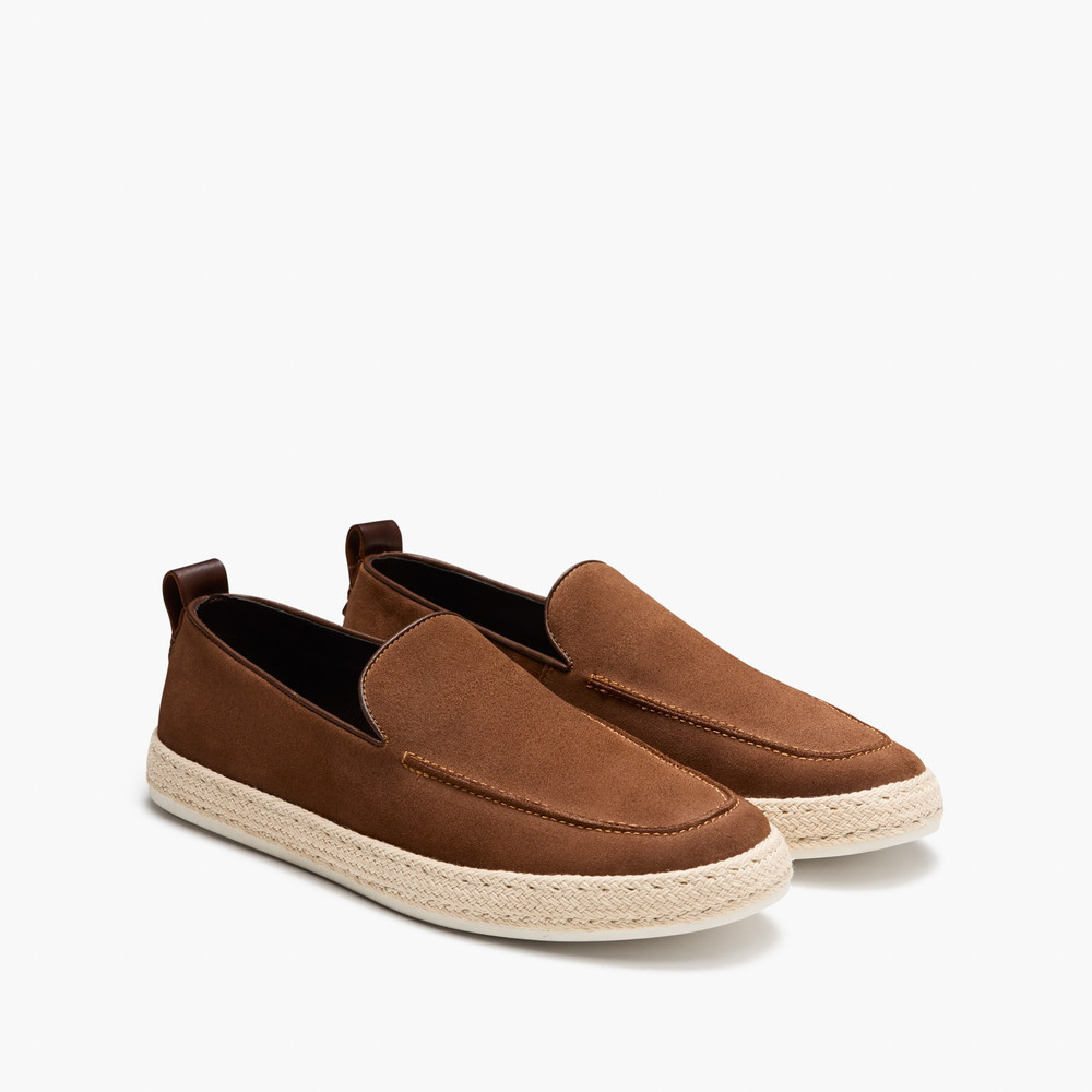 Webster Suede Tobacco Espadrilles