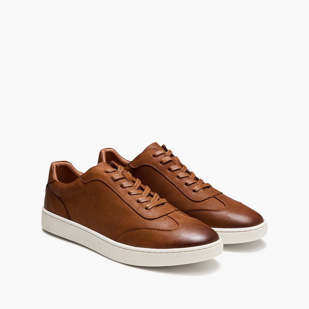 Gomez Nubuck Tan Sneakers