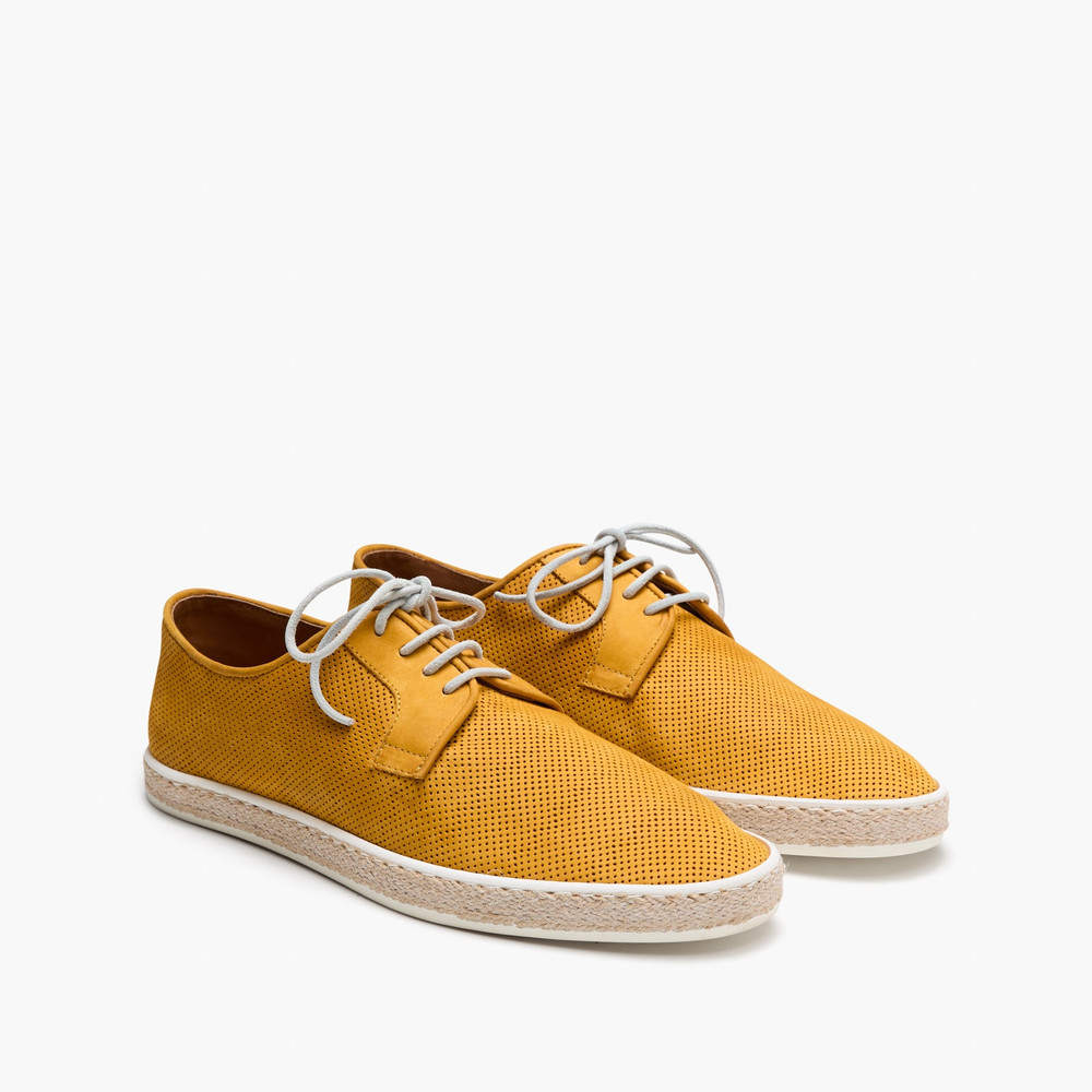Panama Papaya Nubuck Espadrilles