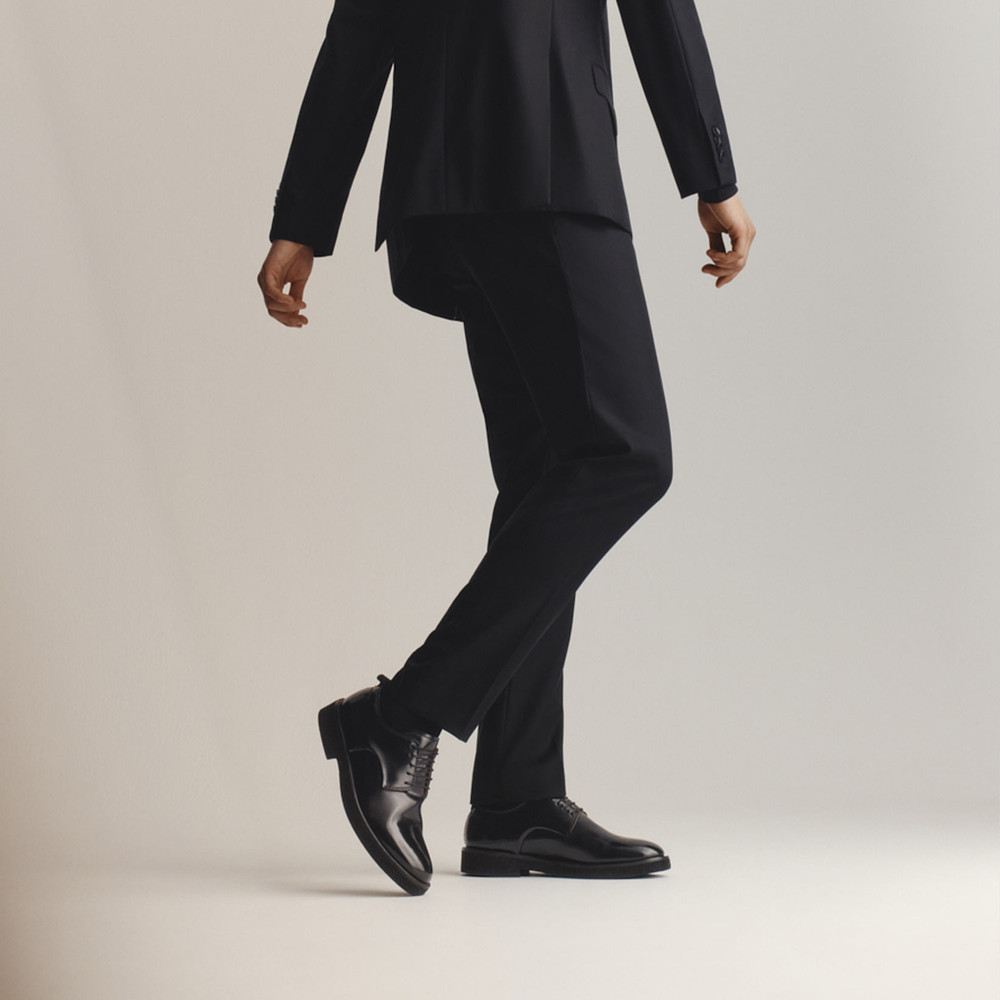 Jenson Black Derby Shoes