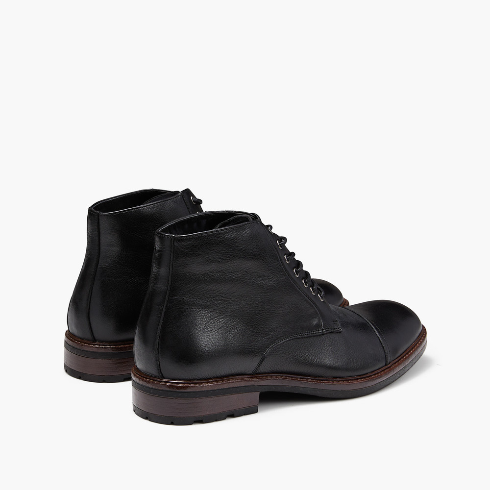 Lanark Black Ankle Boots