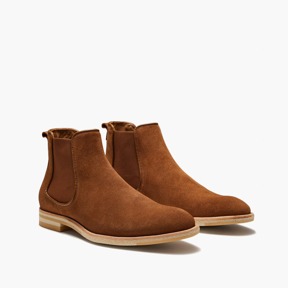 Maynard Cognac Chelsea Boots
