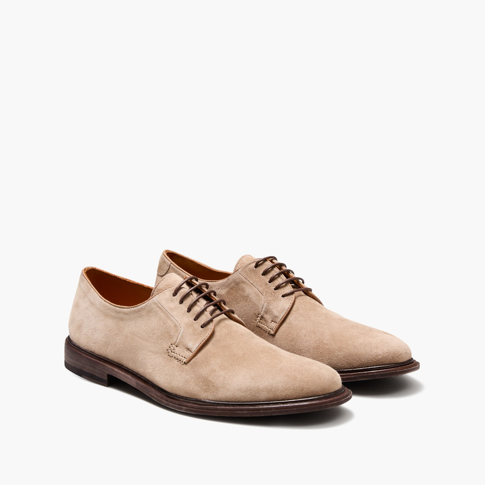 Landon Taupe Derby Shoes