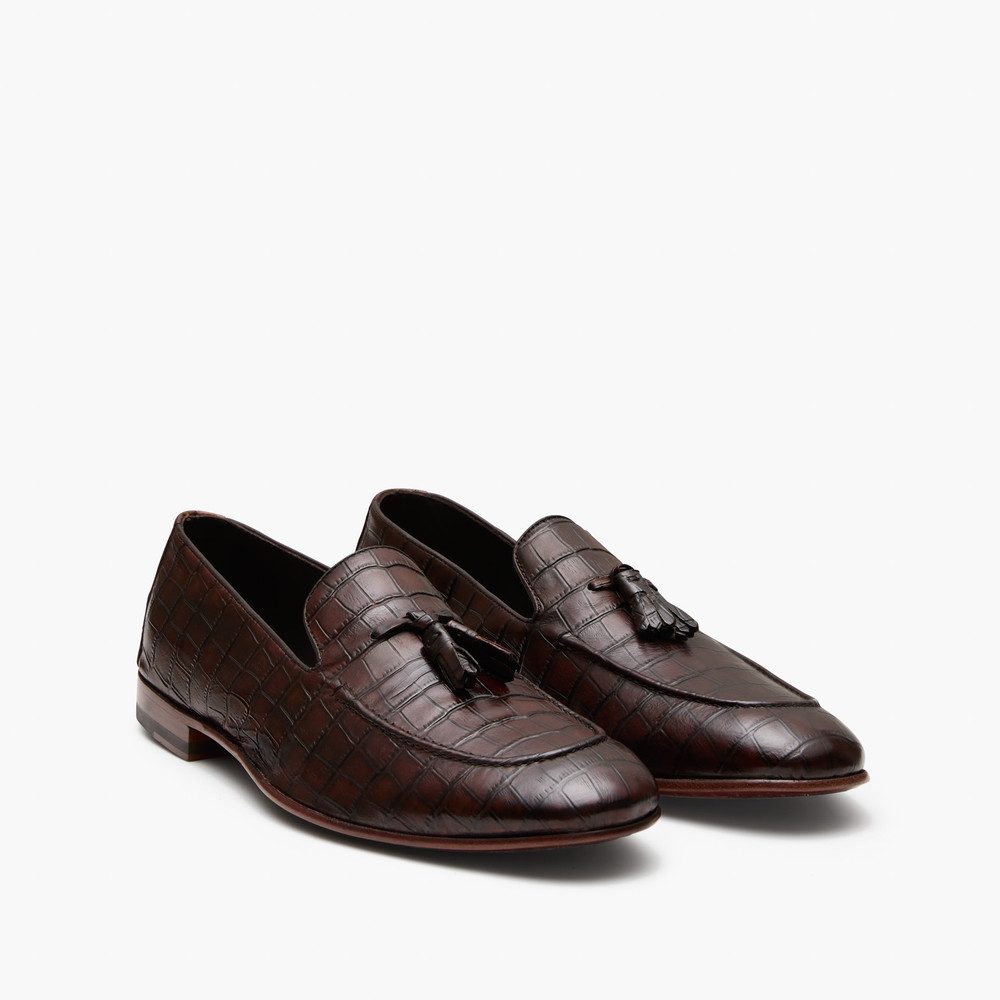Alberto Croc Brown Loafers