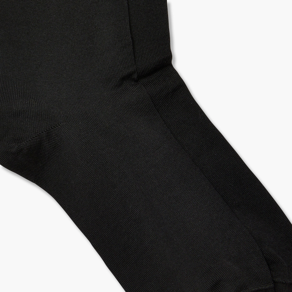 Aquila Black Plain Sock