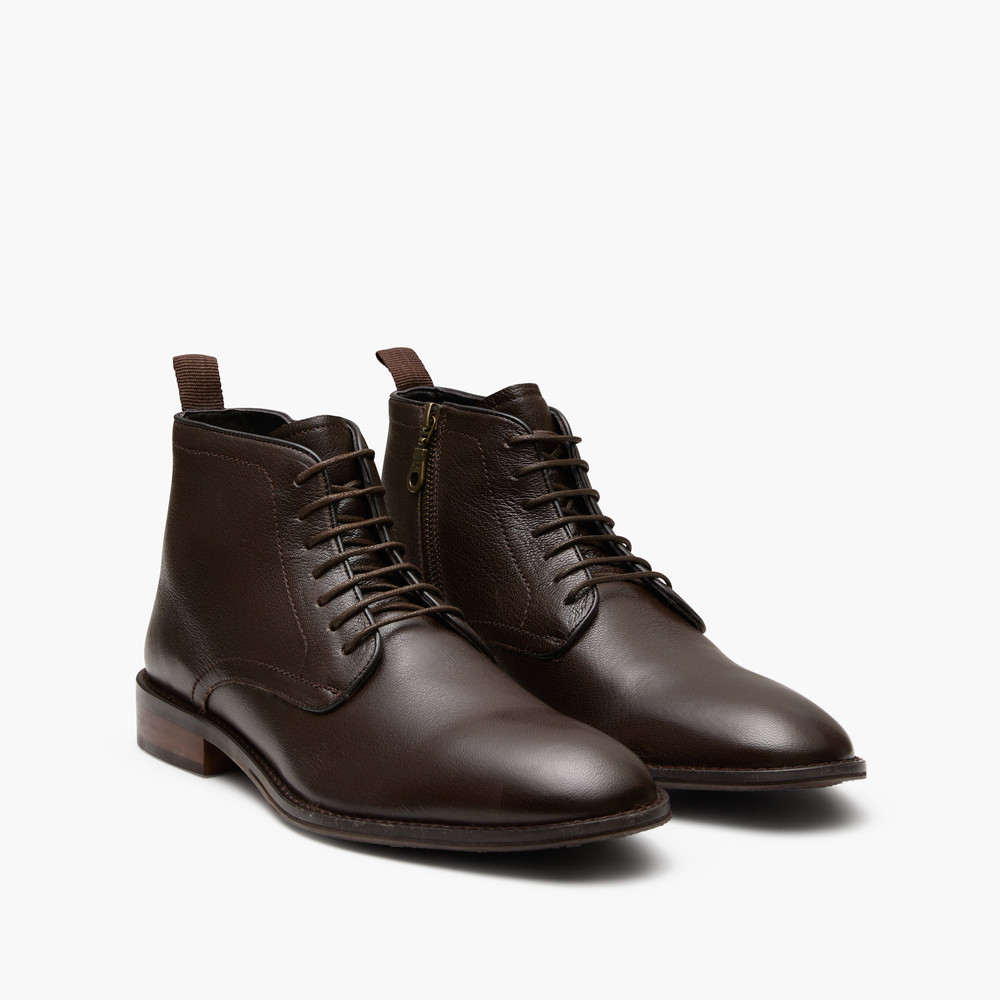 Utah Brown Ankle Boots