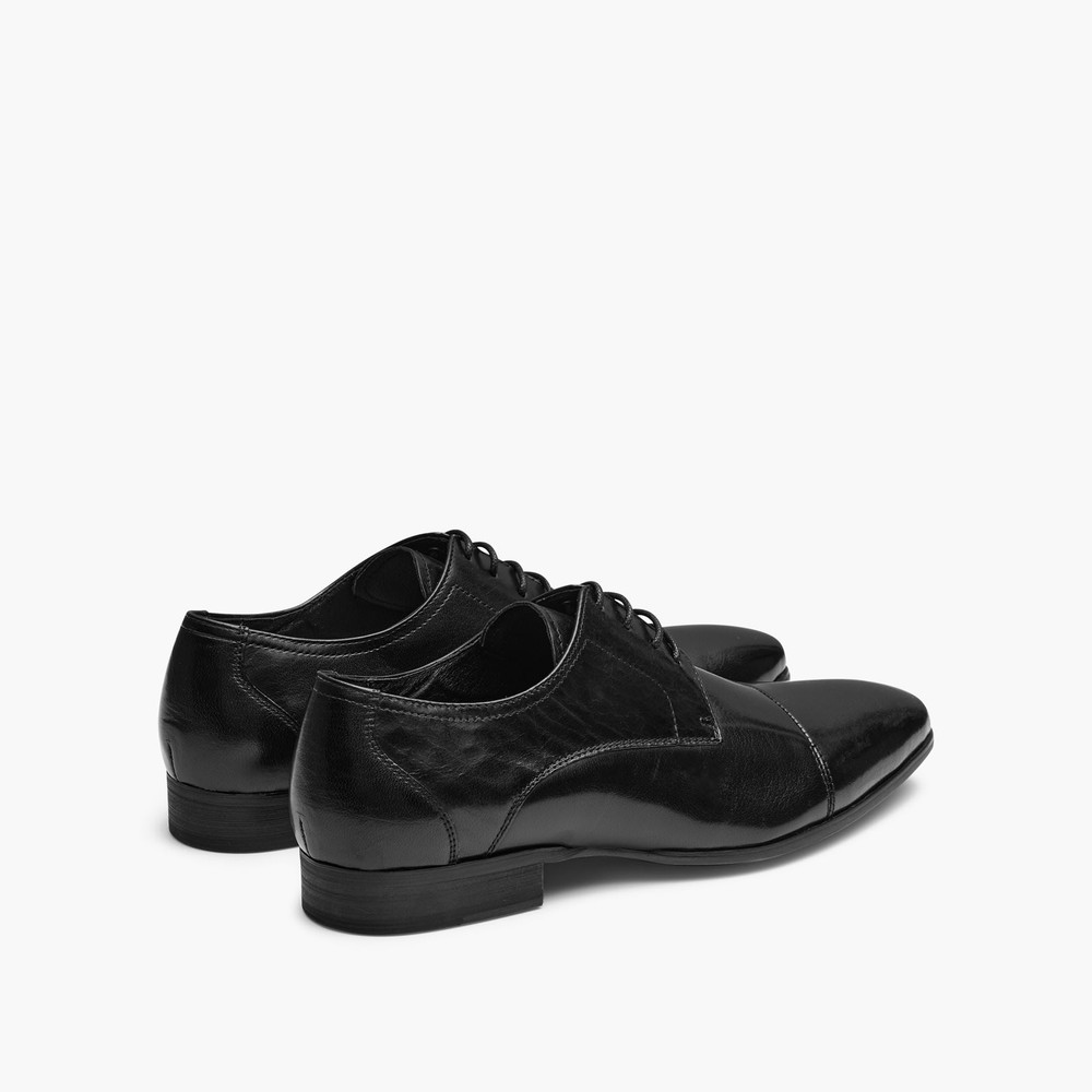 Capri Black Lace Up Shoes