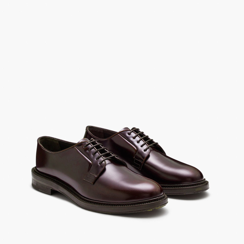 Rooney Burgundy Derby Shoes