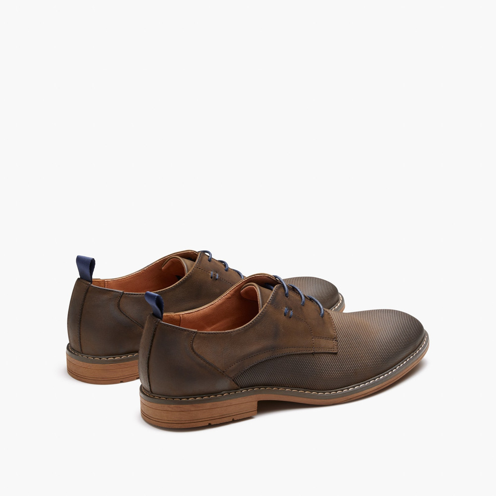 Kelly Brown Derby Shoes