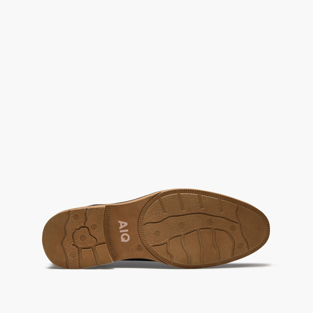 Kelly Navy Derby Shoes