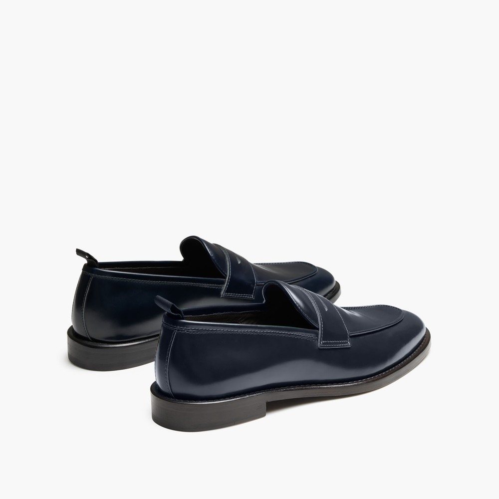 Kennedy Navy Loafers