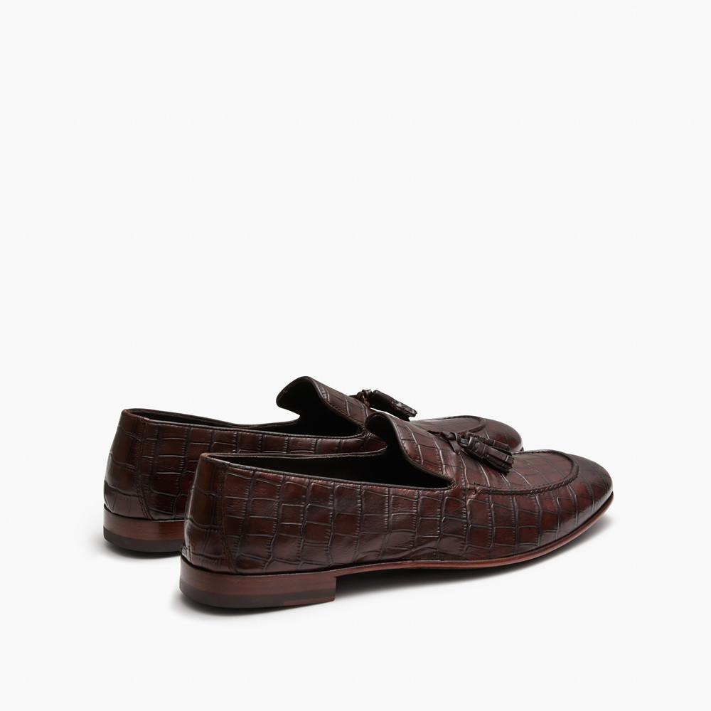 Alberto Croc Brown Loafers