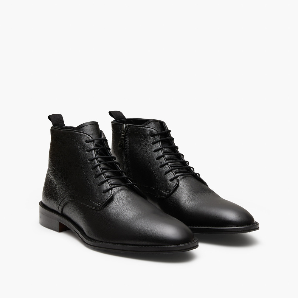 Utah Black Ankle Boots