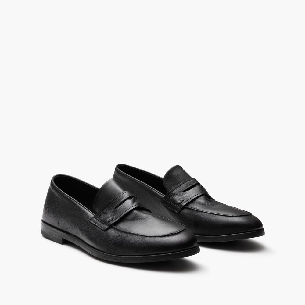 Roberto Black Loafers