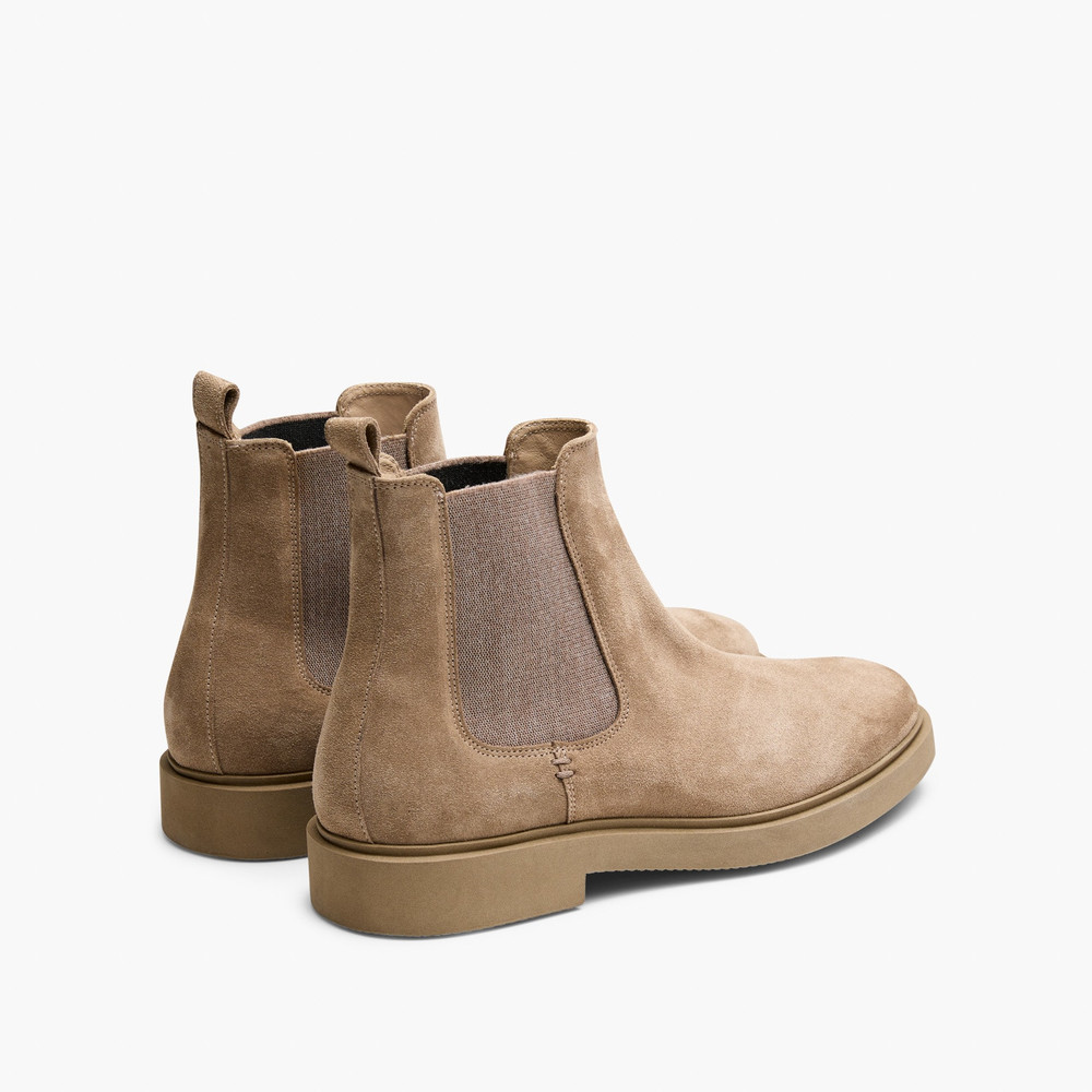 Madison Taupe Chelsea Boots