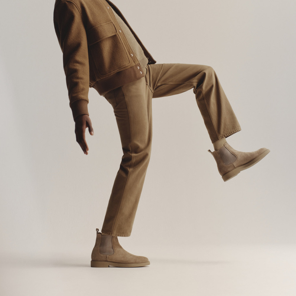 Madison Taupe Chelsea Boots