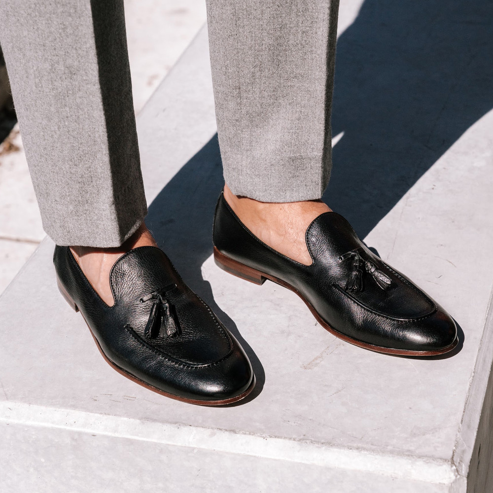 Alberto Black Loafers