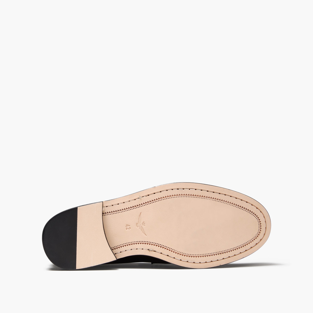 McGregor Black Kilted Loafers