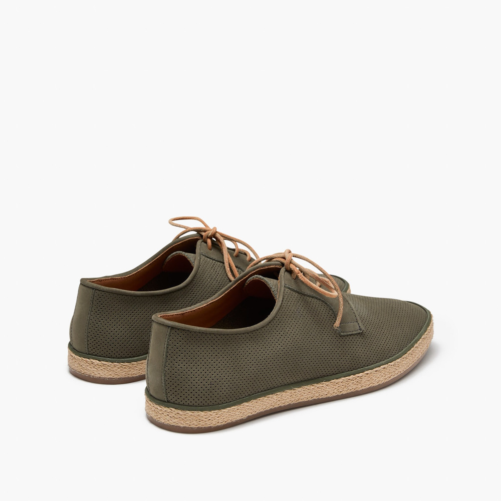 Panama Khaki Nubuck Espadrilles