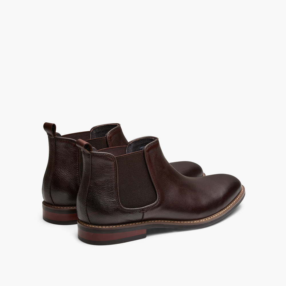 Lucca Brown Chelsea Boots