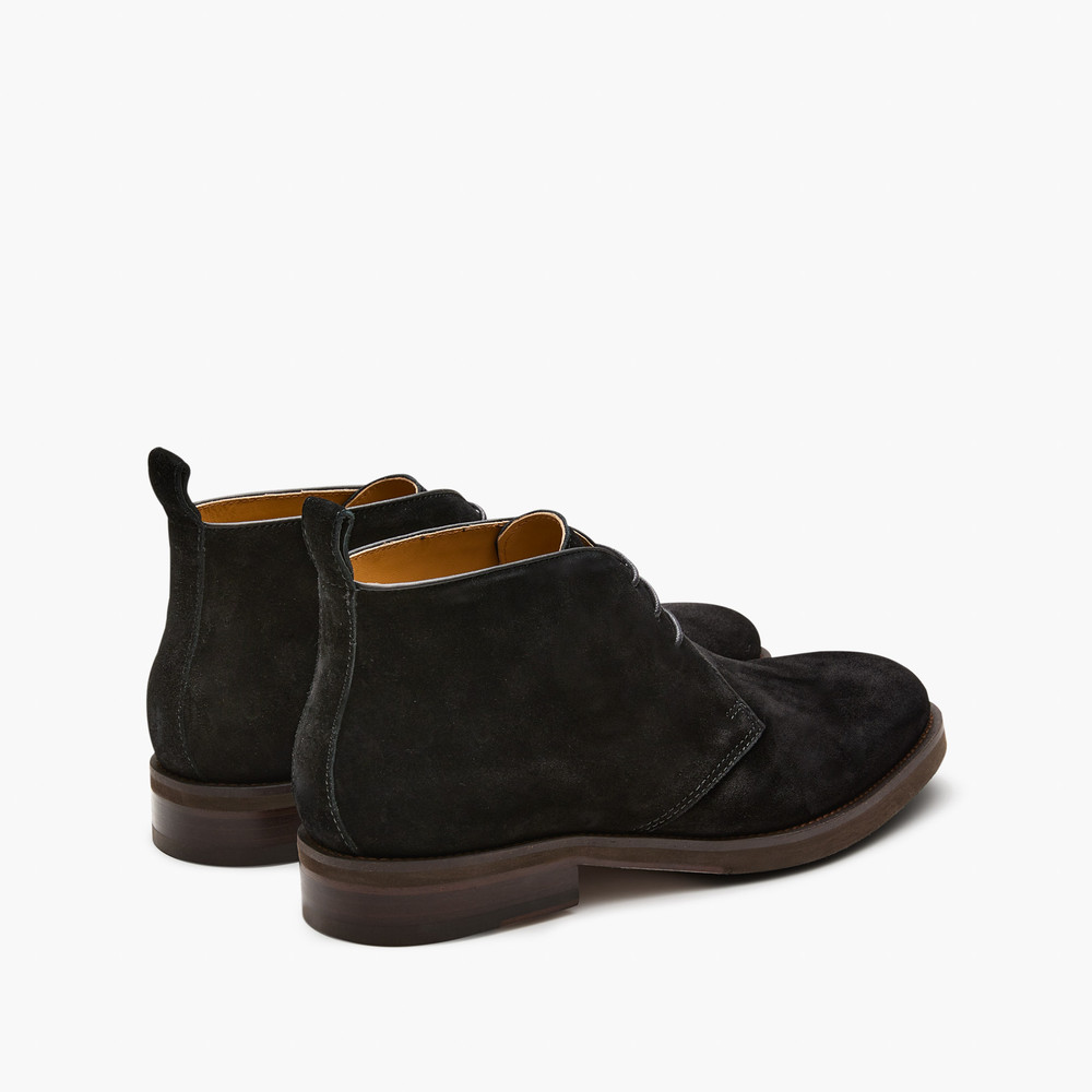 Beckett Black Chukka Boots