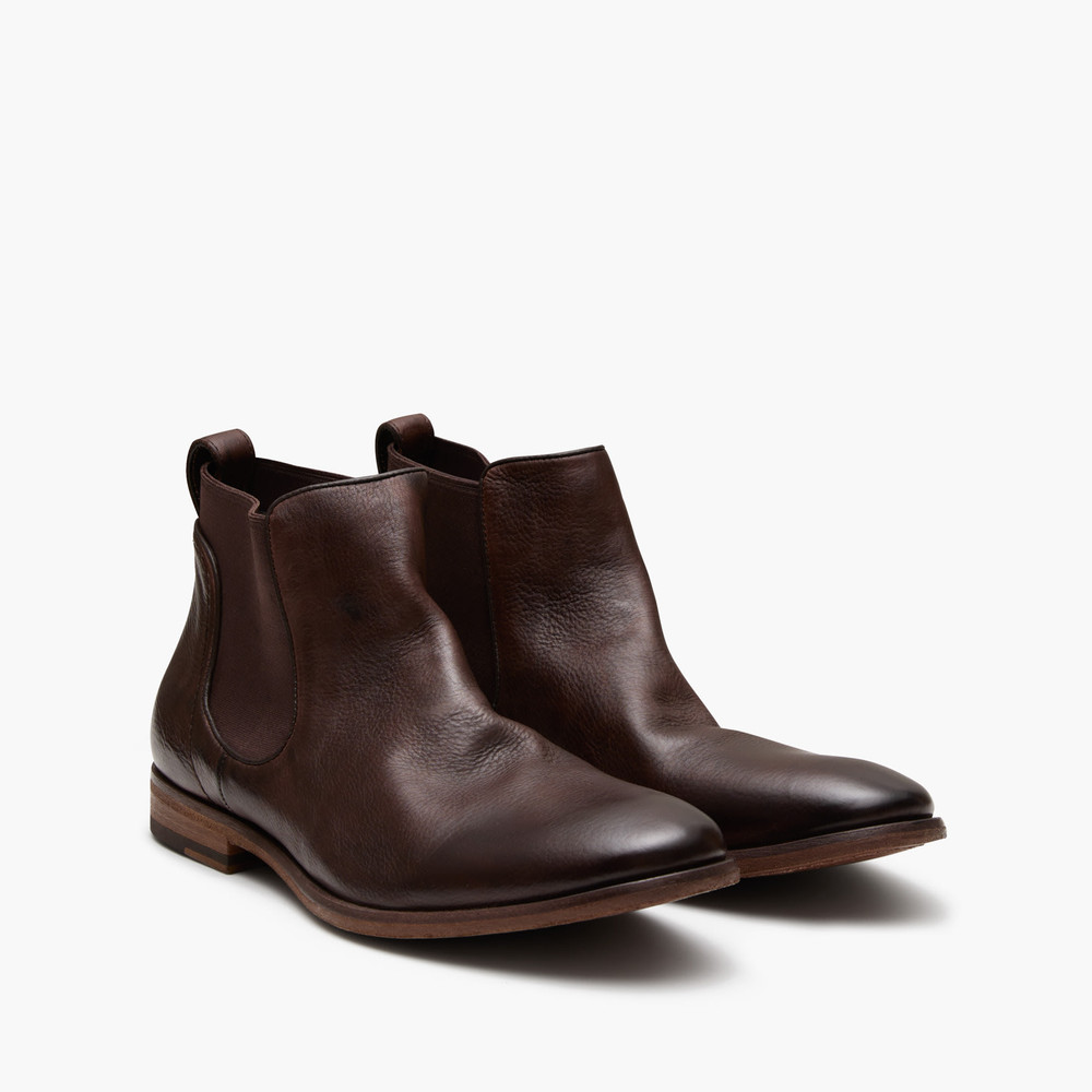 Harley Dark Brown Chelsea Boots