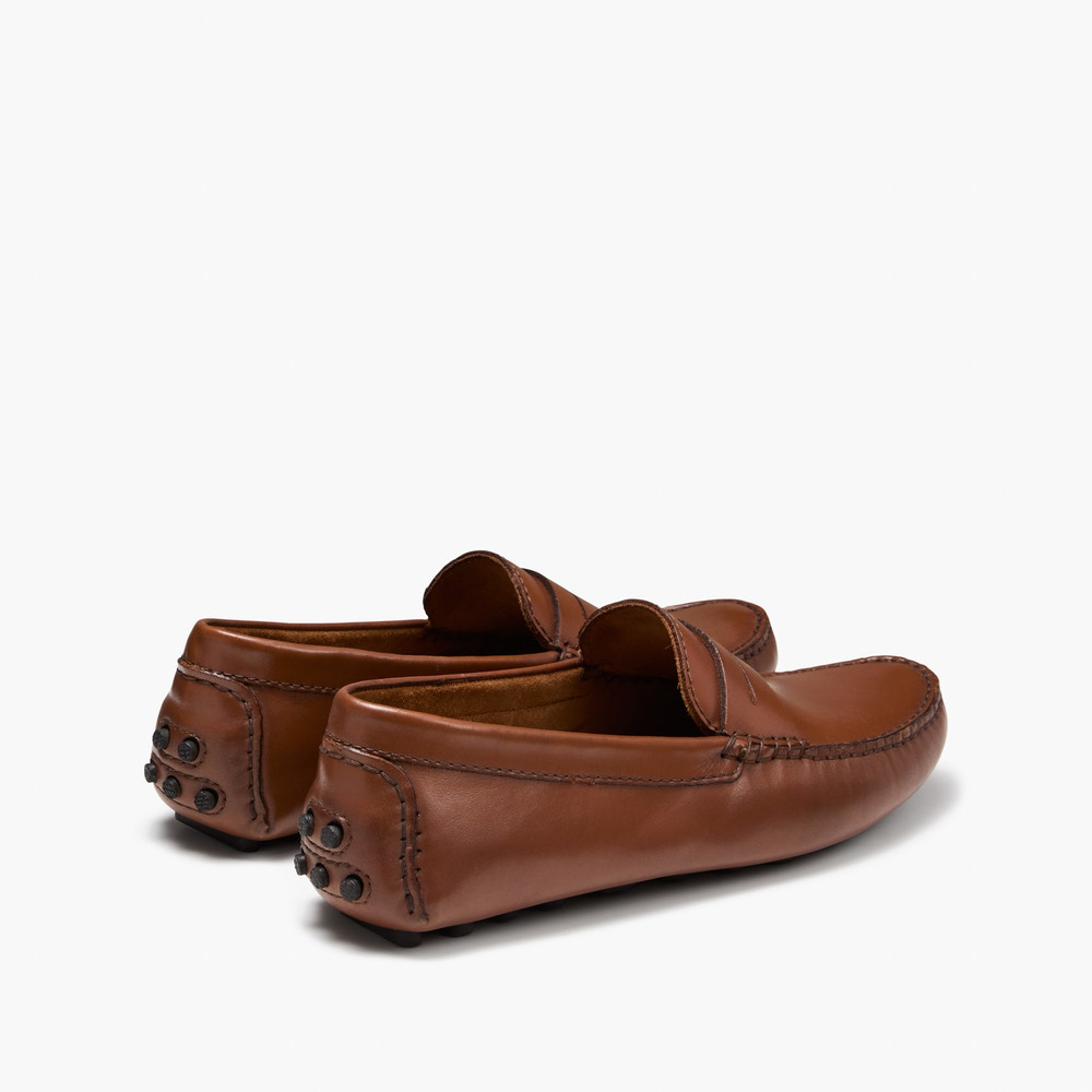 Curtis Tan Driving Shoes