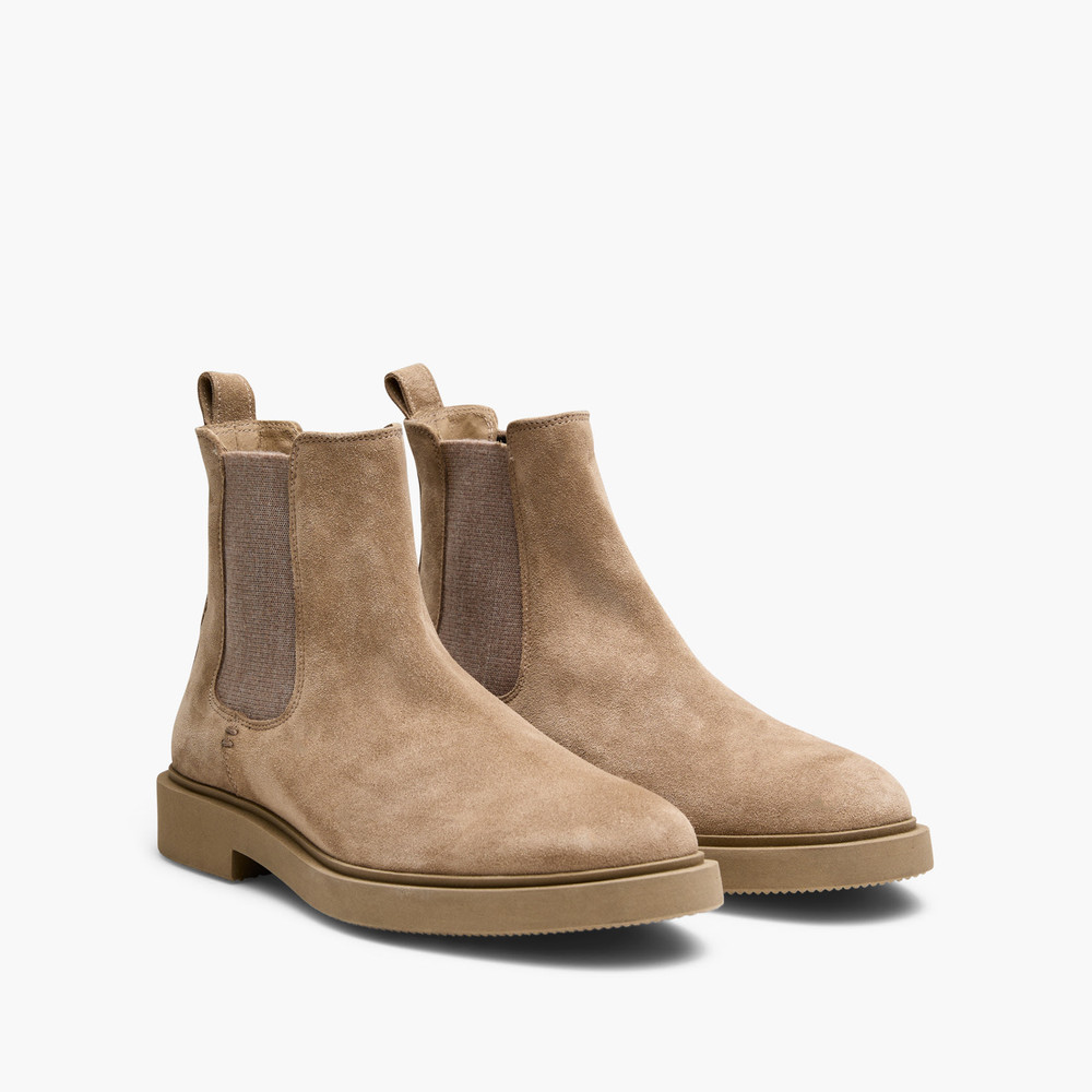 Madison Taupe Chelsea Boots