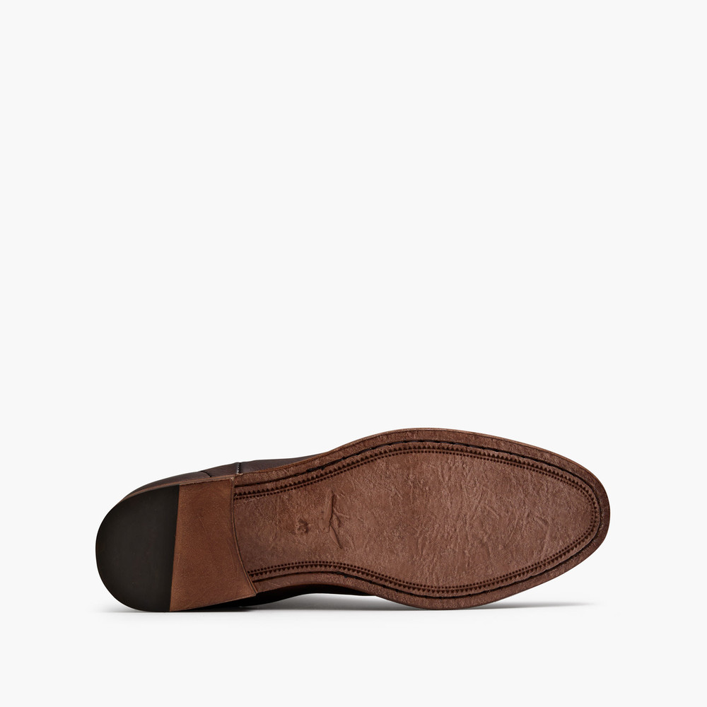 Harley Dark Brown Chelsea Boots