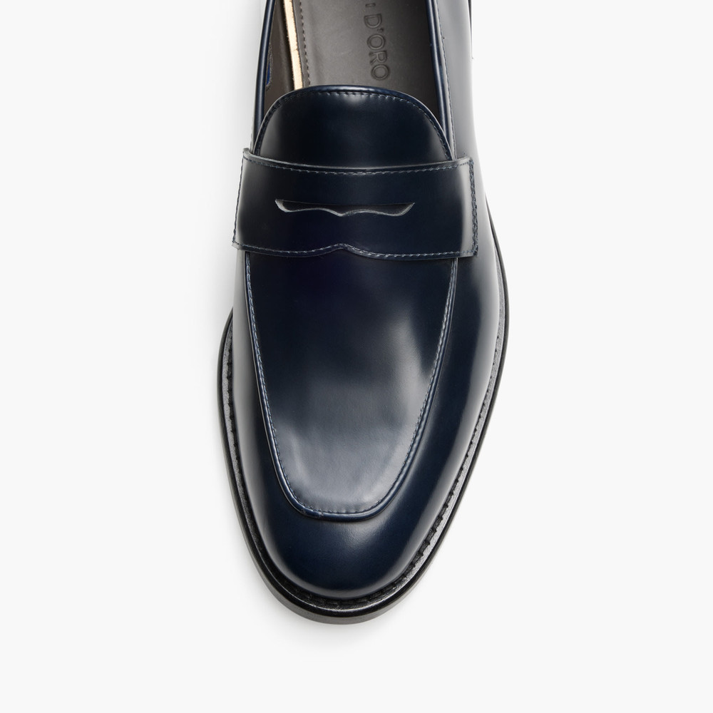 Kennedy Navy Loafers