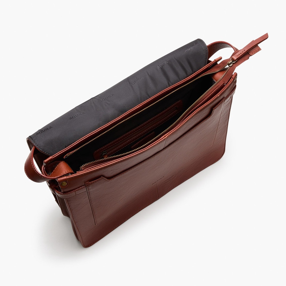 Hugo Cognac Messenger Bag