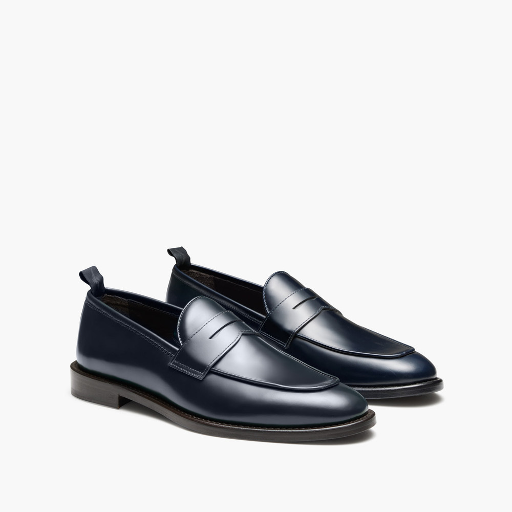 Kennedy Navy Loafers