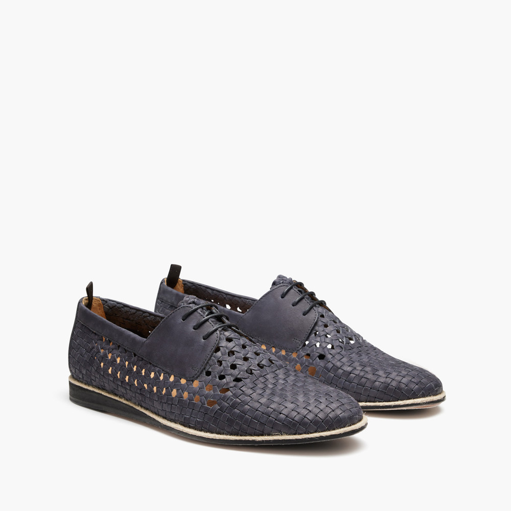 Cabo Nubuck Navy Casual Shoes